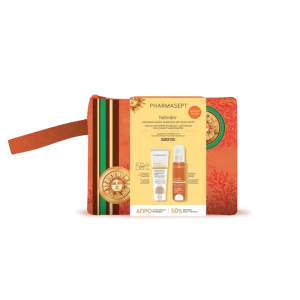 PHARMASEPT PROMO HELIODOR TINTED FACE SUN CREAM SPF50 50ML & BRONIZNG DRY OIL 100ML