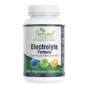 NATURAL VITAMINS ELECTROLYTE FORMULA - ΗΛΕΚΤΡΟΛΗΤΕΣ 100 ΚΑΨΟΥΛΕΣ