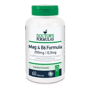 DOCTORS FORMULA Μαγνήσιο και Βιταμίνη B6 60 Κάψουλες